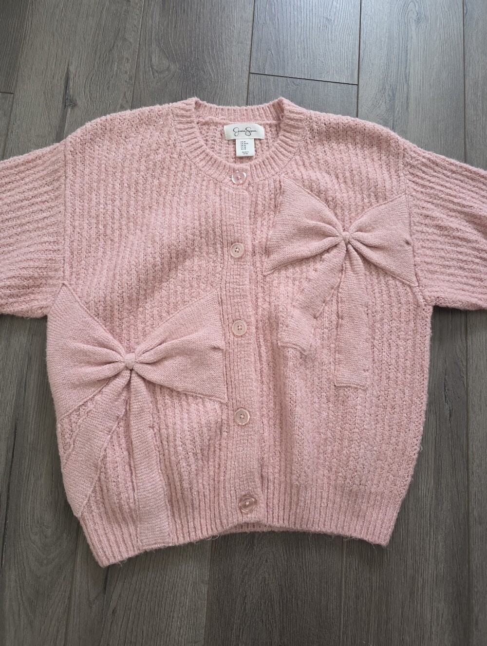 Jessica Simpson - Pink Bow Sweater - Size Medium